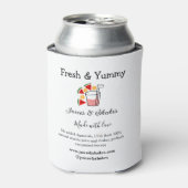 ジュース&シェークレストランビジネスサイトのソーシャル 缶クーラー (缶正面)