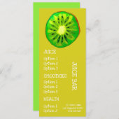 ジュース ヘルシー ドリンク キウイ フルーツ メニュー (正面/裏面)