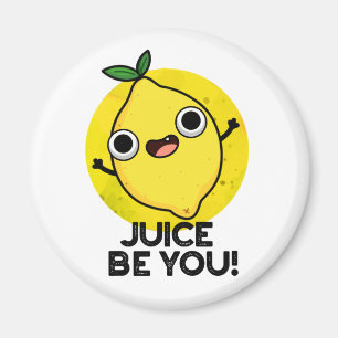 ジュースBe おもしろい You Fruit前向き Lemon Pun マグネット
