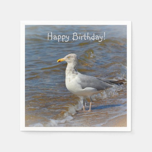 ジューズ・シーガル スタンダードカクテルナプキン (正面)