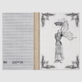 ジュートのカチカチ音をたてる服の型枠の妖精のティッシュ 薄葉紙