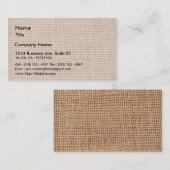 ジュートパターン背景 名刺 (正面/裏面)