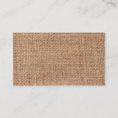 ジュートパターン背景 名刺 (裏面)