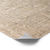 ジュート織物 ポスター (角)