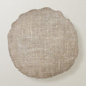 ジュート織物 ラウンドクッション (裏面)