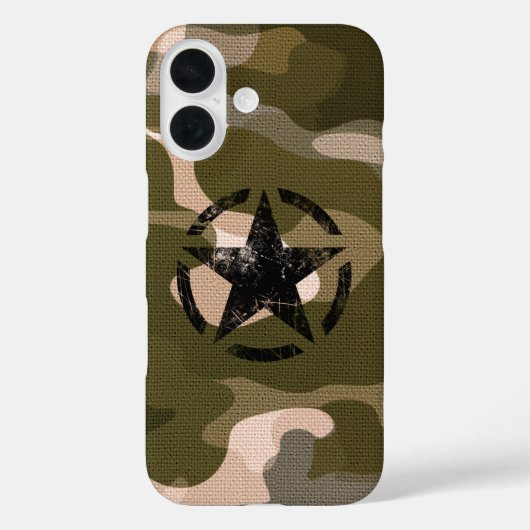 ジュート風iPhoneケースの星 Case-Mate iPhoneケース (裏面)