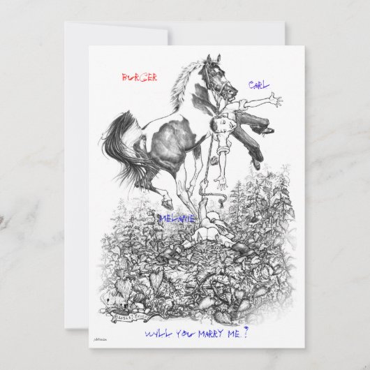 ジュードトゥー LB33 ウェディング 招待状 (正面)