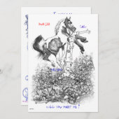 ジュードトゥー LB33 ウェディング 招待状 (正面/裏面)