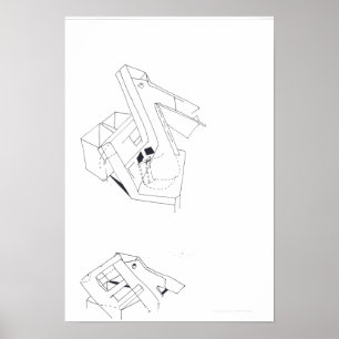 ジュード建築建物ズゲームスケッチ4 P ポスター