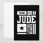 ジュード 名入れ 誕生日 プレゼント 招待状 (正面/裏面)