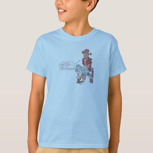 ジューパーは時々私はそんなに勇気を失う。 Tシャツ (正面)