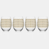 ジュービリー無茎のワイングラス組4 | m3galleryStudio ステムなしワイングラス (左)