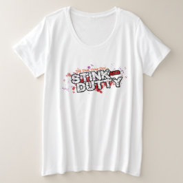 ジューベルト カーニバル スティンク アンド ダッティ マス プラスサイズTシャツ