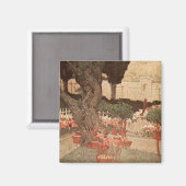 ジュールゲリンガーデンゲツセマネアートツリーイスラエル マグネット (正面/裏面)