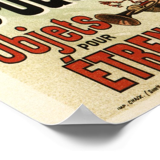 ジュールシェレオビュッテシャウモントジュエッフランスのト ポスター (角)