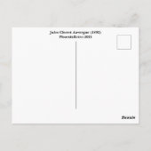 ジュールズチェレオーヴェルニュポストカード ポストカード (裏面)