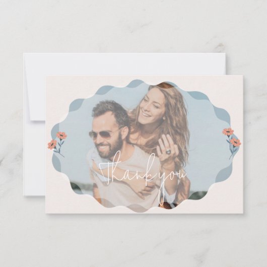 ジュールフローラ結婚式招待状サンキューカード サンキューカード (正面)