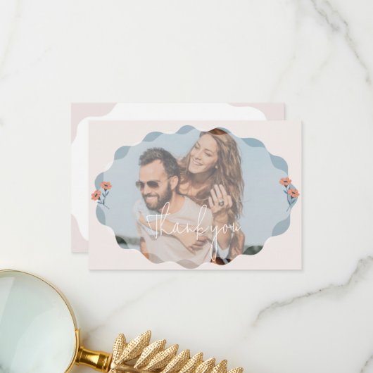 ジュールフローラ結婚式招待状サンキューカード サンキューカード (正面/裏面インサイチュ)