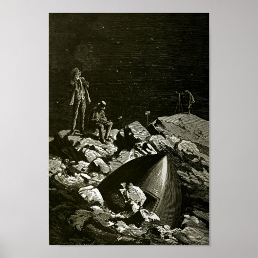 ジュールヴァーン芸術によって地球から月へ2 ポスター (正面)