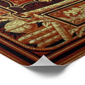 ジュールヴェルヌオールドブックカバー ポスター (角)