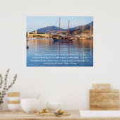 ジュールヴェルヌ引用文について海ポスター ポスター (キッチン)