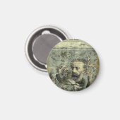 ジュールヴェルネアルジェリーイラストレーション マグネット (正面/裏面)