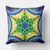 ジュール万華鏡のように千変万化するパターン クッション (裏面)