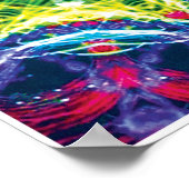 ジュール運動コラージュ万華鏡のように千変万化するパターンポスター ポスター (角)