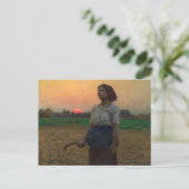 ジュール・アドルフ・ブレトンによるラークの歌 ポストカード (スタンド正面)