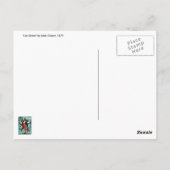 ジュール・シェレの新芸術ダンスイメージ ポストカード (裏面)