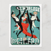 ジュール・シェレの新芸術ダンスイメージ ポストカード (正面)