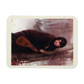 ジュール・ジョセフ・レフェブル、マンドリン・アートの少女 マグネット (横)