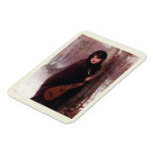 ジュール・ジョセフ・レフェブル、マンドリン・アートの少女 マグネット (左側)