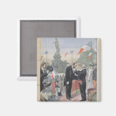 ジュール・ダロウがメダルを獲得 マグネット (正面/裏面)