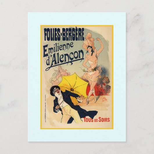 ジュール・チェレ,広告,1890 ポストカード (正面)