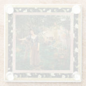 ジュール・バスティアン・レページによるジョアン・オブ・アークのリマスター ガラスコースター (裏面)