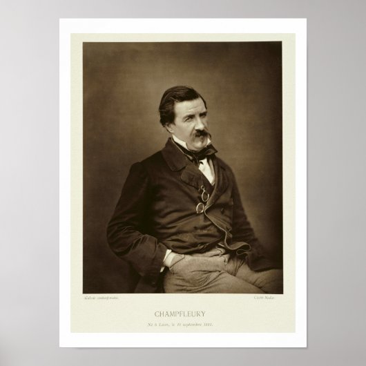 ジュール・フランソワ・フェリックス・ハソン「シャンフルリ」（1821年～8年） ポスター (正面)