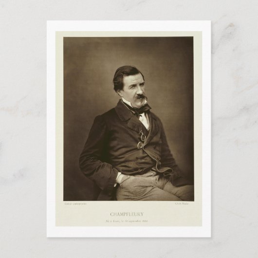ジュール・フランソワ・フェリックス・ハソン「シャンフルリ」（1821年～8年） ポストカード (正面)