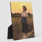 ジュール・ブレトンによるヒバリの歌 フォトプラーク (側面)