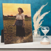 ジュール・ブレトンによるヒバリの歌 フォトプラーク (側面)