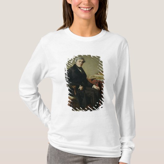 ジュール・ミシュレのポートレート Tシャツ (正面)