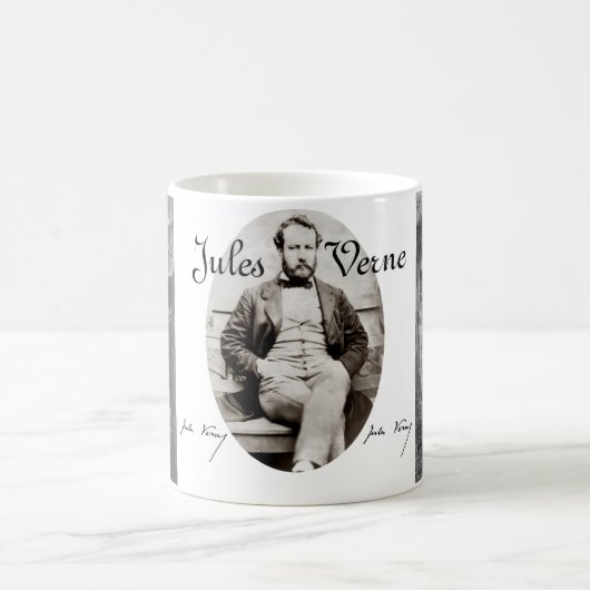 ジュール・ヴェルヌのマグ コーヒーマグカップ (中央)