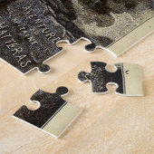 ジュール・ヴェルヌの航海超常者（1861年） ジグソーパズル (側面)