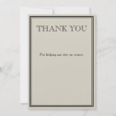 ジュール・ヴェルヌ大尉ノウティラスの舵を取るネモ サンキューカード (裏面)