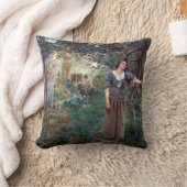 ジュールBastien-Lepageジャンヌダルク クッション (ブランケット)