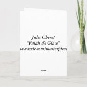 ジュールCheret - Palais de Clace シーズンカード (裏面)
