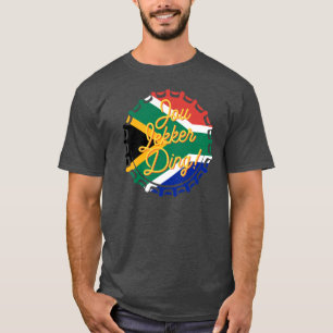 ジューレッカーディンボトルキャップアフリカン南アフリカ Tシャツ