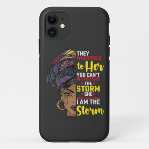 ジューンティーサブث I Am The Storm メラニン 黒人女性 iPhone 11 ケース