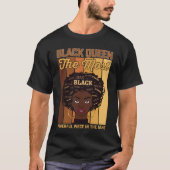 ジューンティーサブ メラニン 黒人女性 最強 Tシャツ (正面)