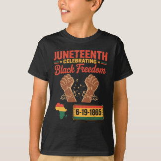 ジューンティーシス2025 ブラックフリーダムを祝おう 6-19-186 Tシャツ
